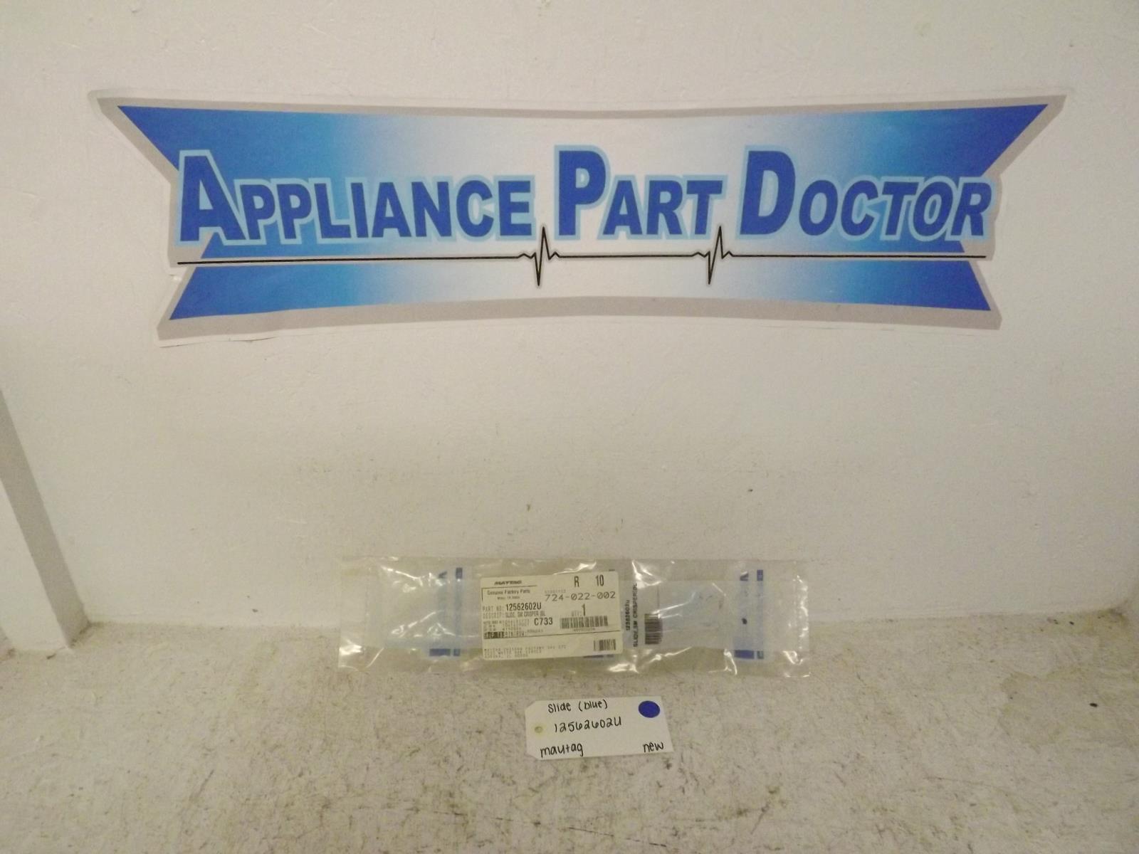 Maytag Refrigerator 12562602U Slide (Blue) New Maytag Refrigerator 12562602U Slide (Blue) New